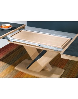 Table tonneau plateau céramique