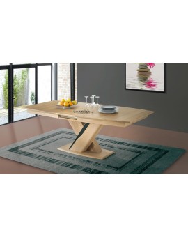 Table tonneau plateau bois