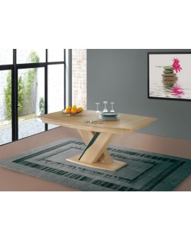 Table tonneau plateau bois