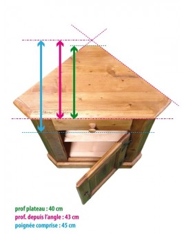 Petit Meuble d'angle