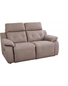 Canapé 2 places noisette relax