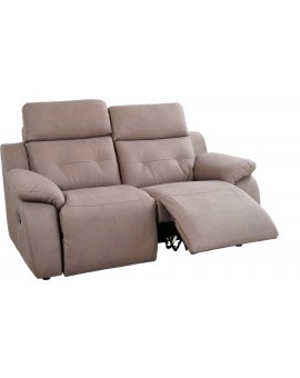 Canapé 2 places noisette relax