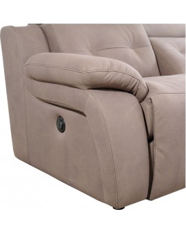 Canapé 2 places noisette relax