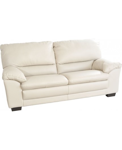 Canapé 3 places cuir mastic