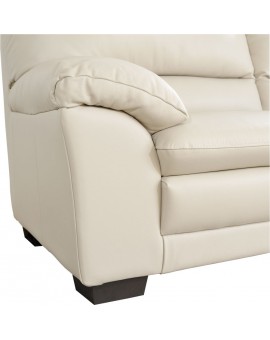 Canapé 3 places cuir mastic