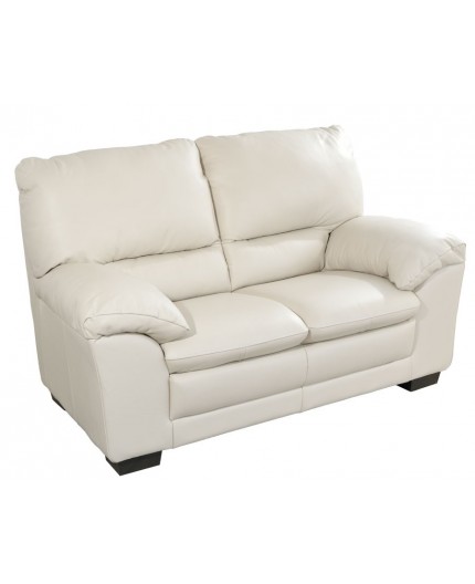 Canapé 2 places cuir mastic