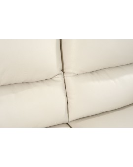 Canapé 2 places cuir mastic