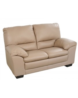 Canapé 2 places noisette