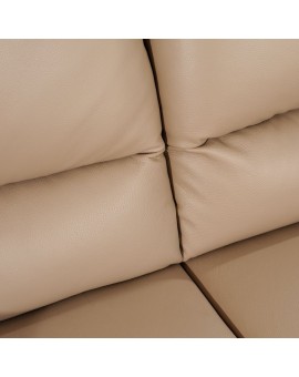 Canapé 2 places noisette