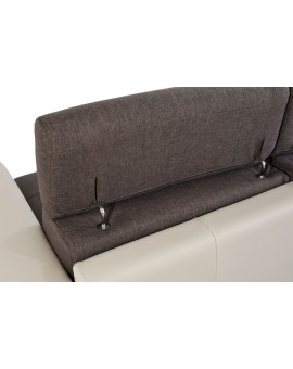 Canapé 3 places bed express bicolore