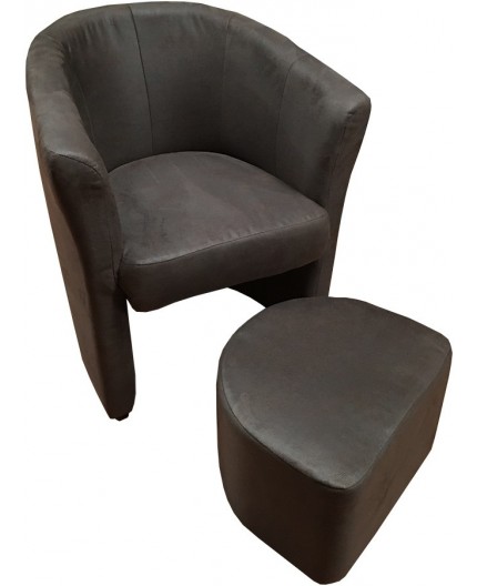 Fauteuil & pouf