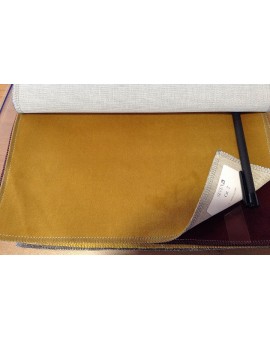 Canapé 3 places effet velours