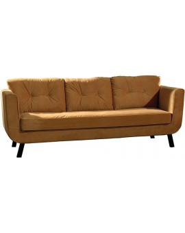 Canapé 3 places effet velours