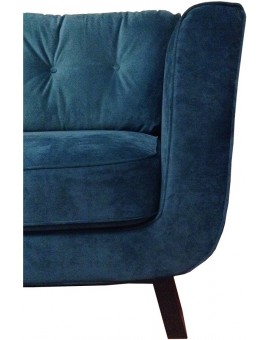 Canapé 3 places effet velours