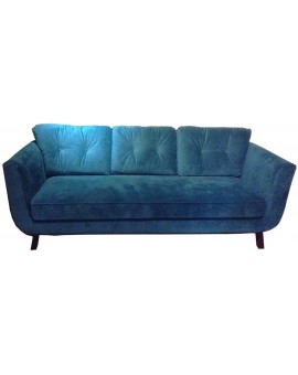 Canapé 3 places effet velours