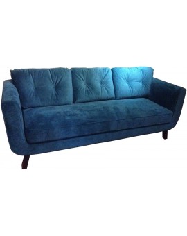 Canapé 3 places effet velours