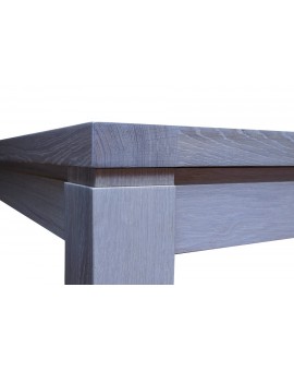 Table 200x100 cm + 2 allonges de 40 cm