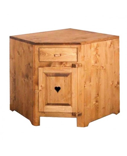 Elément bas d'angle de cuisine