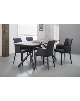 Table à manger pieds métal