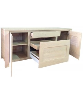 Bahut 3 portes 1  tiroir