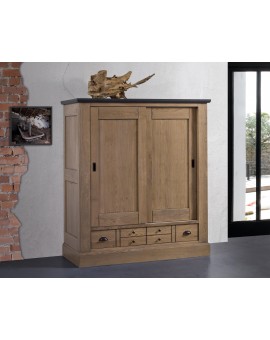 Armoirette 2 portes 2 tiroirs