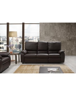 Canapé 3 places avec 2 places relax électrique