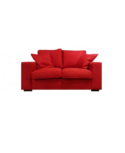 Canapé 2 places rouge