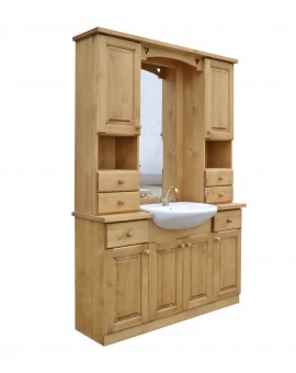 salle de bain rustique