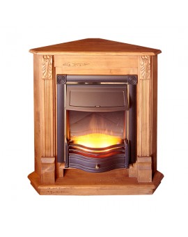 cheminee d'angle rustique